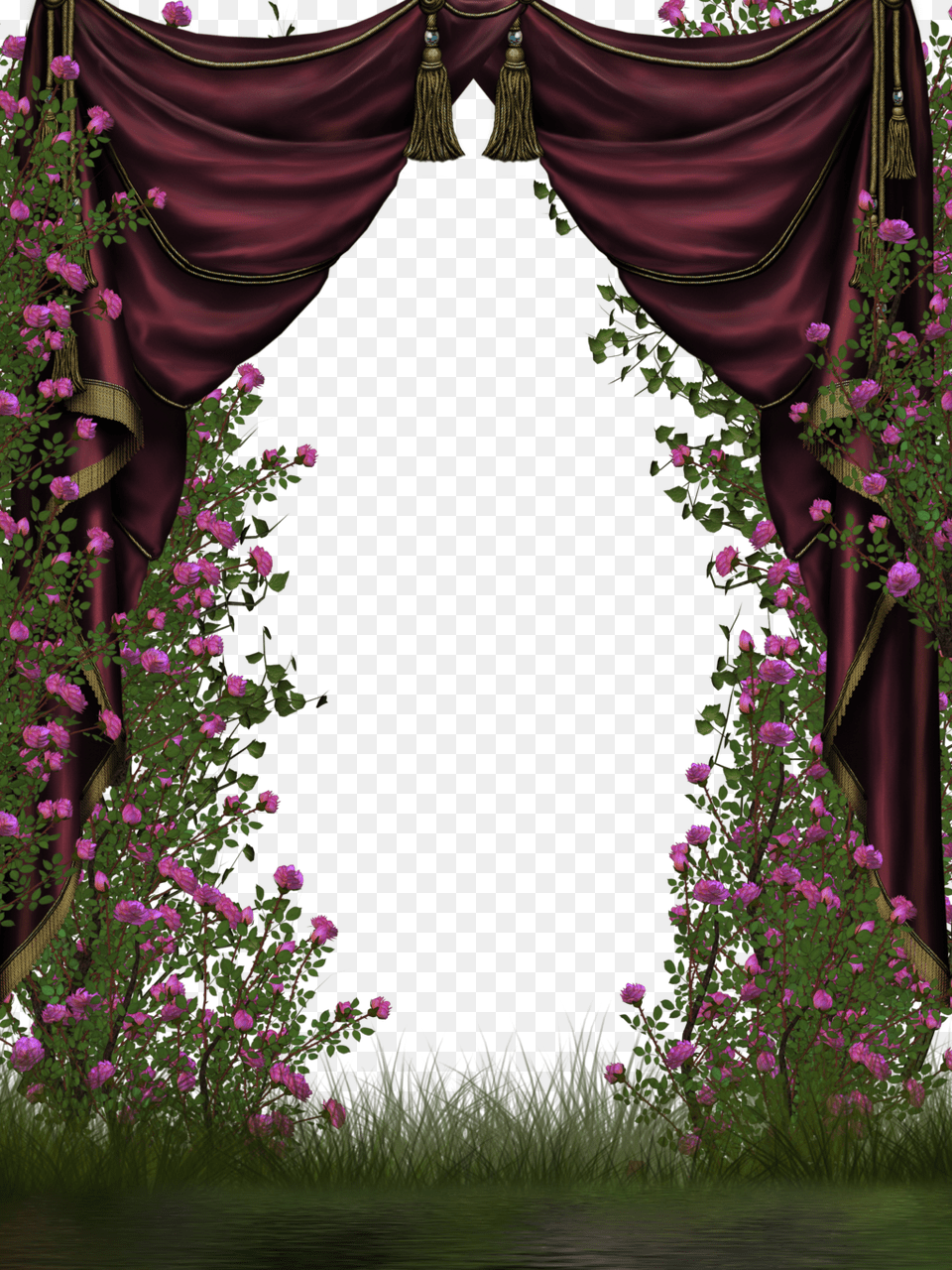 Icons Rose Flower Tree, Purple, Plant, Geranium, Stage Free Transparent Png
