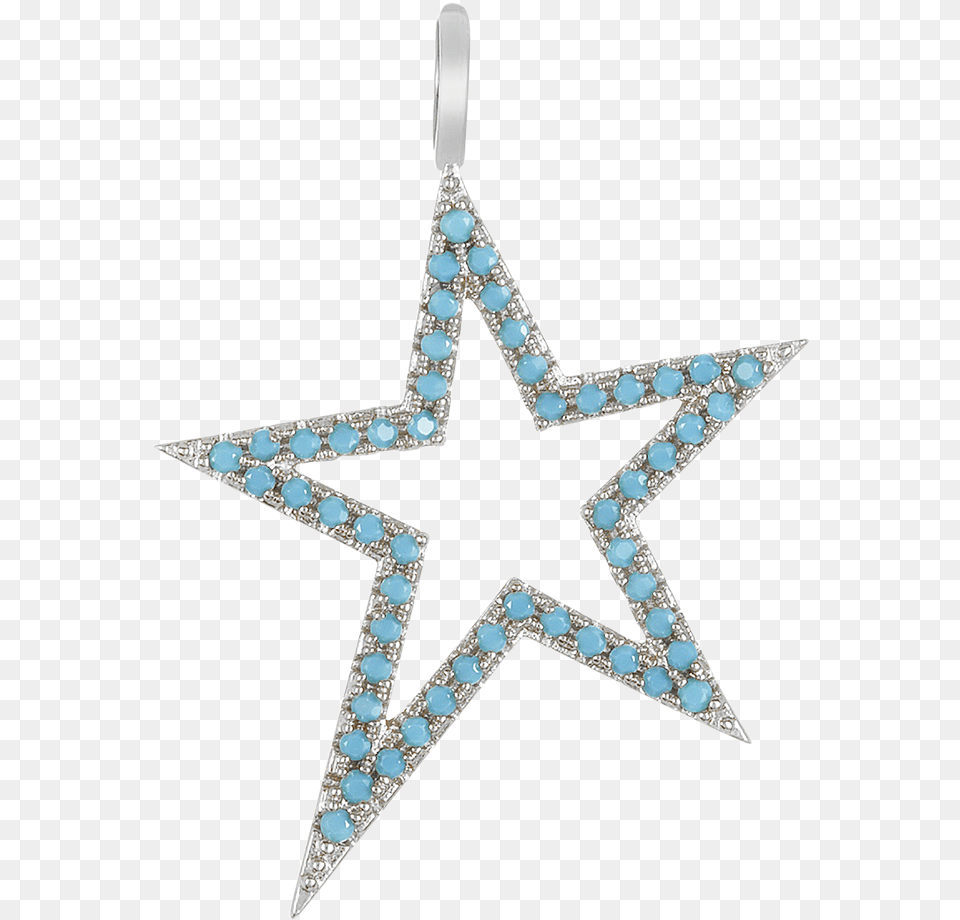 Icons Shooting Star Necklace Charm Air Force 1 Nba All Star 2004, Accessories, Earring, Jewelry, Star Symbol Free Png Download