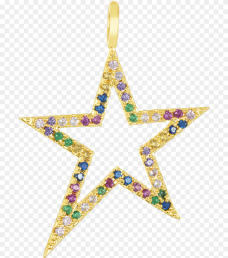 Icons Shooting Star Necklace Charm Butterfly Icon, Accessories, Earring, Jewelry, Blade Free Png Download