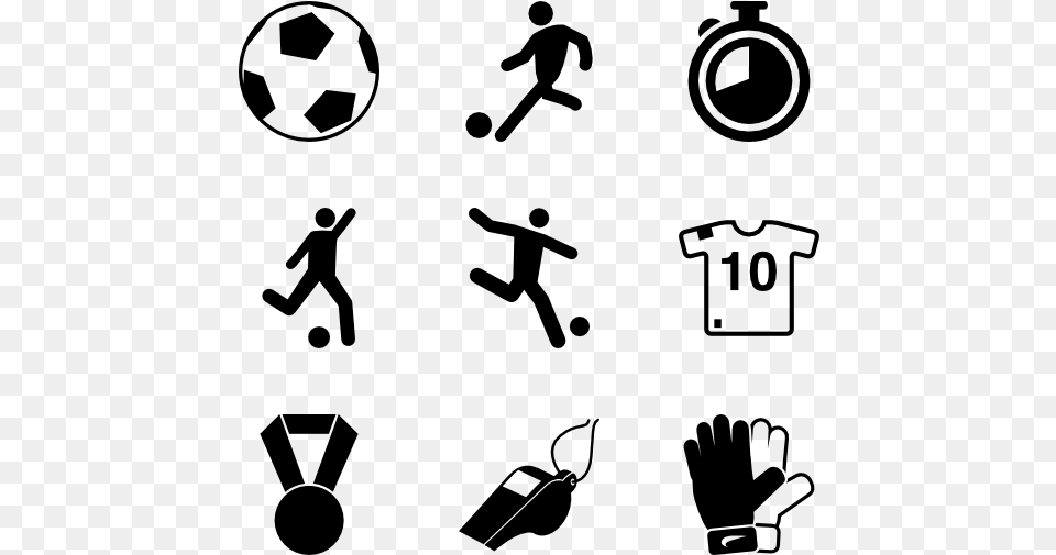 Icons Soccer, Gray Png Image