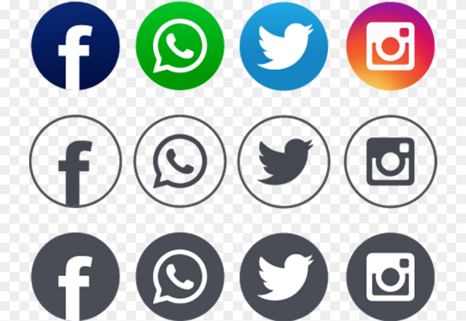Icons Social Media Psd File, Symbol, Text Free Png Download