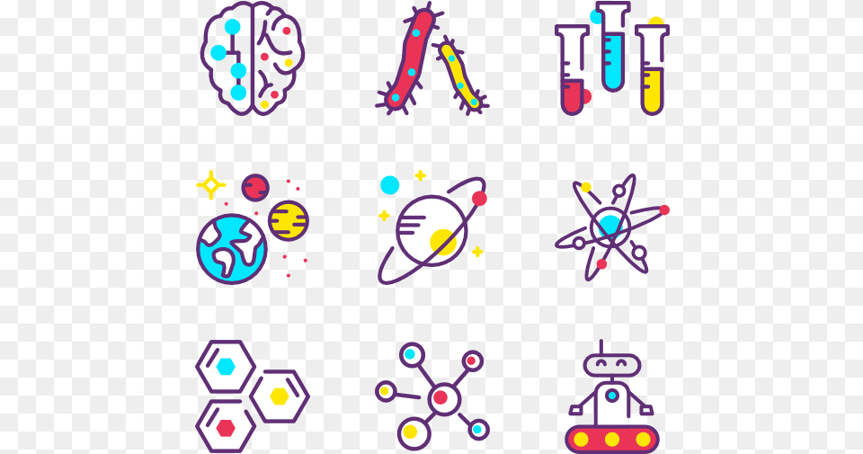 Icons Svg Eps Picture Freeuse Library Science, Purple, Art, Graphics Free Png Download