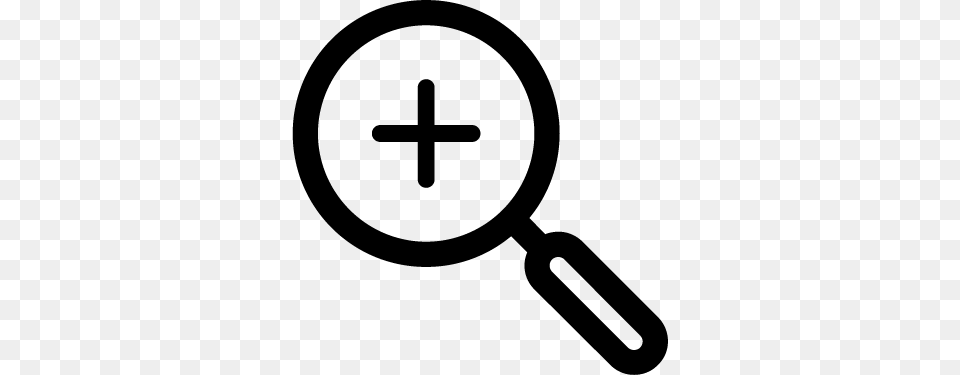 Icons Tagged As Magnifier Plus Icon, Cross, Magnifying, Symbol Png