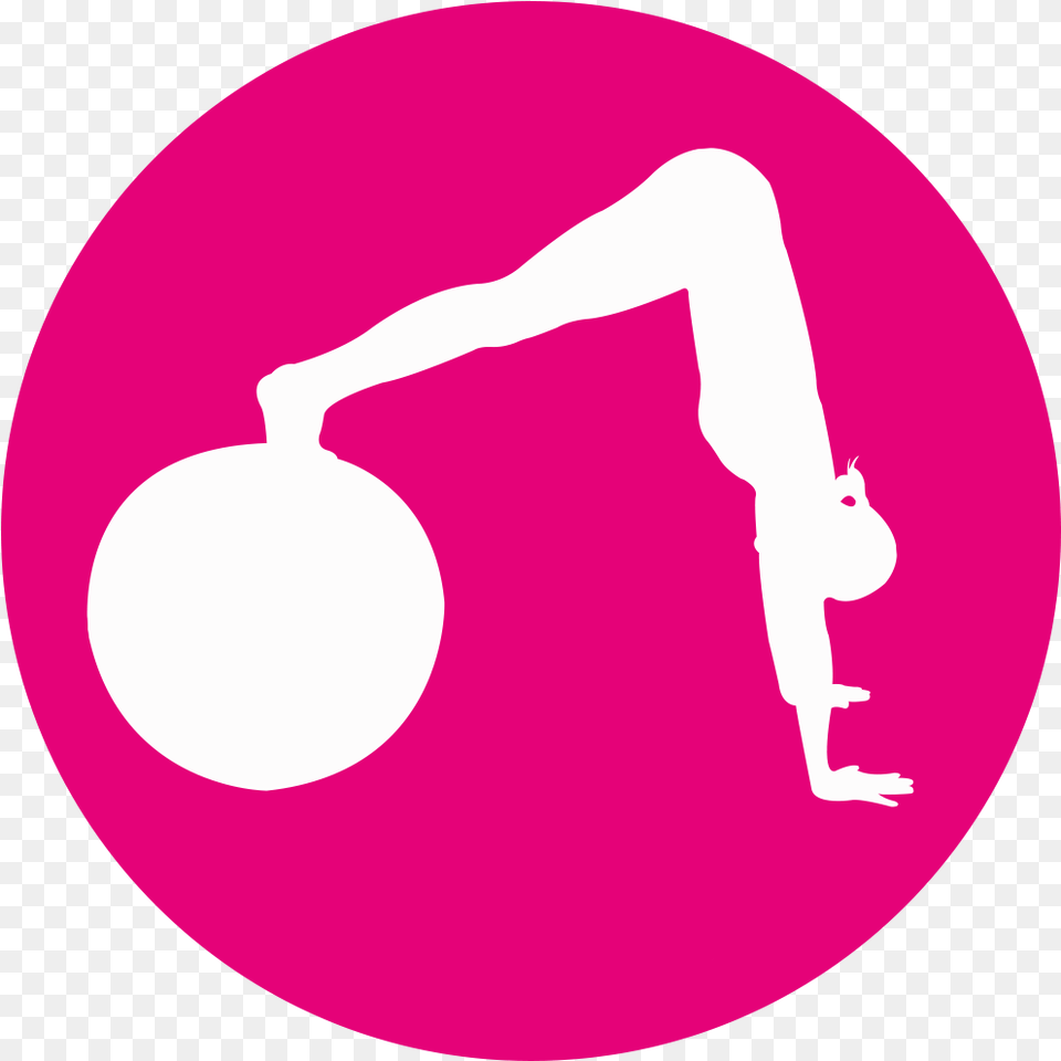 Icons Tandem Fitness Barre Fit Pink Fitness Icon Sphere, Lighting Free Transparent Png