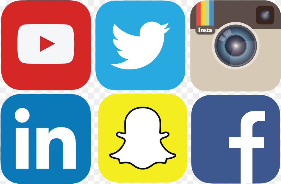 Icons Technology And Facebook Instagram Snapchat Youtube, Photography, Electronics Png Image