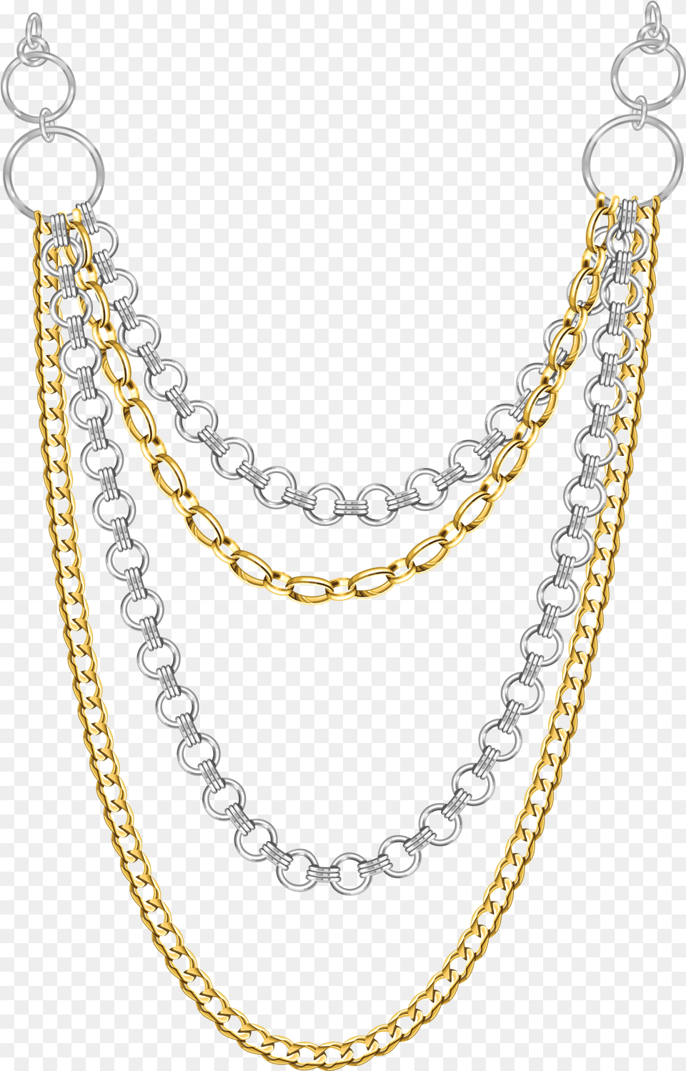 Icons Transparent Background Gold Chains Transparent, Accessories, Jewelry, Necklace, Chain Free Png