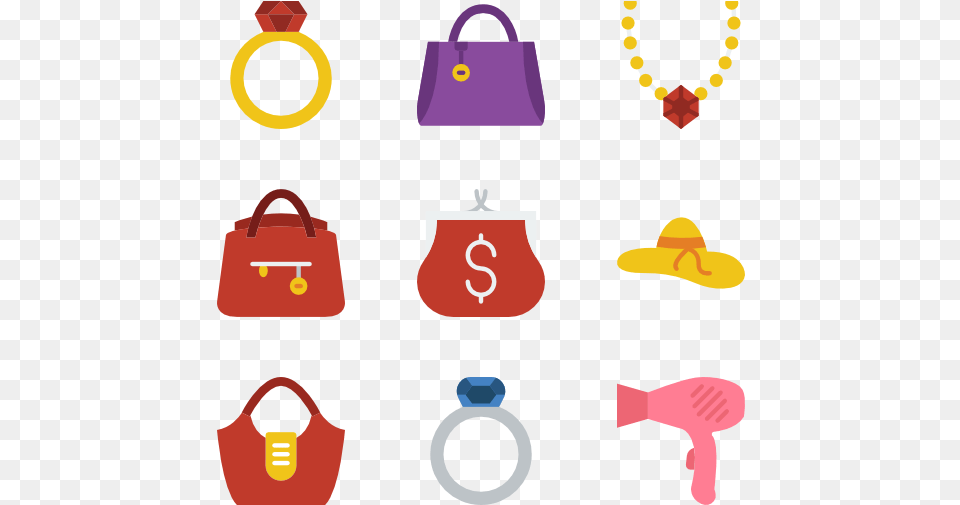 Icons Vector Woman Icon For Accessories, Bag, Handbag, Purse, Jewelry Free Png