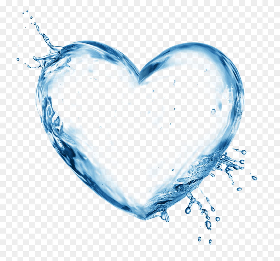 Icons Water Heart Transparent Background Water Heart Splash Free Png Download