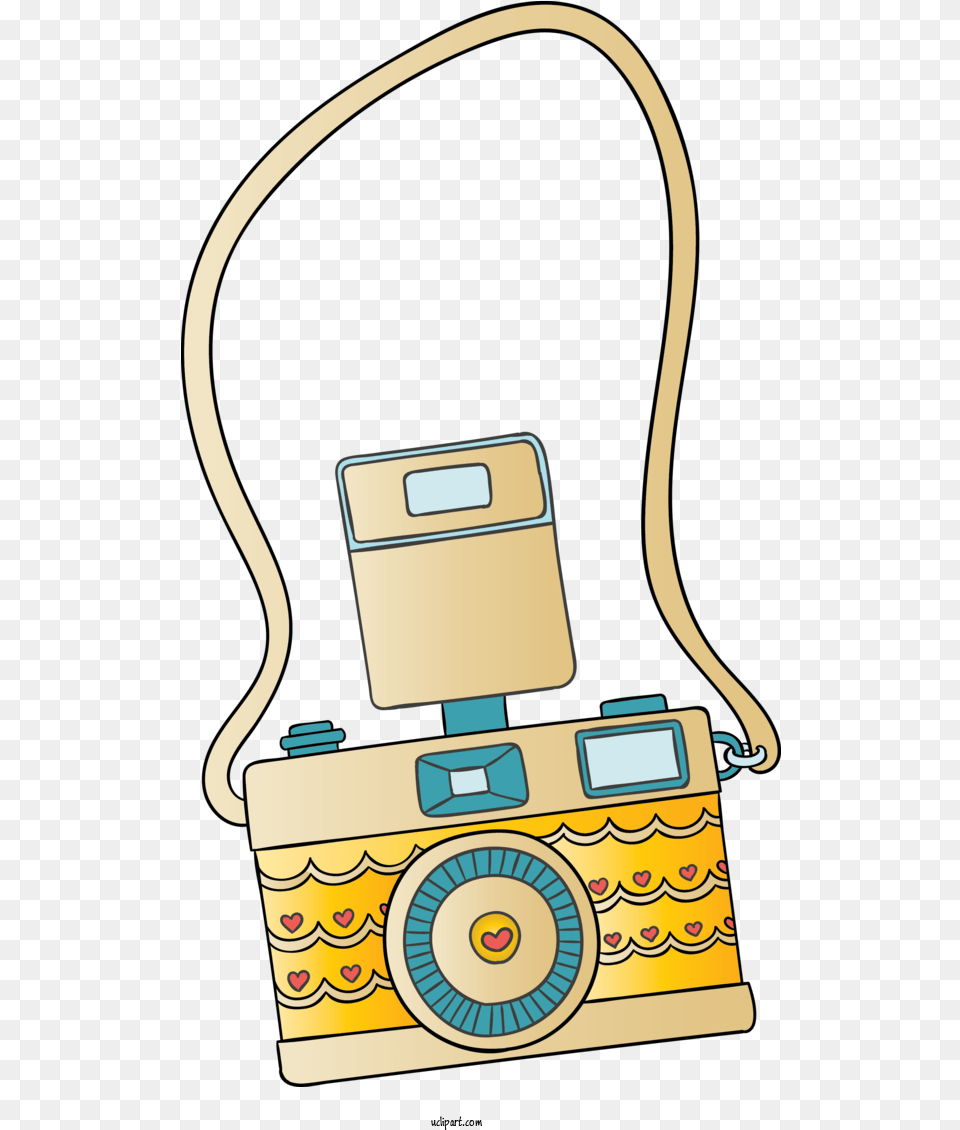 Icons Yellow Pattern Design For Camera Lovely, Accessories, Bag, Handbag, Purse Free Png Download