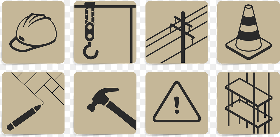 Iconset Icons Building Lot Vector Graphic On Pixabay Vertical, Utility Pole, Clothing, Hat Png Image