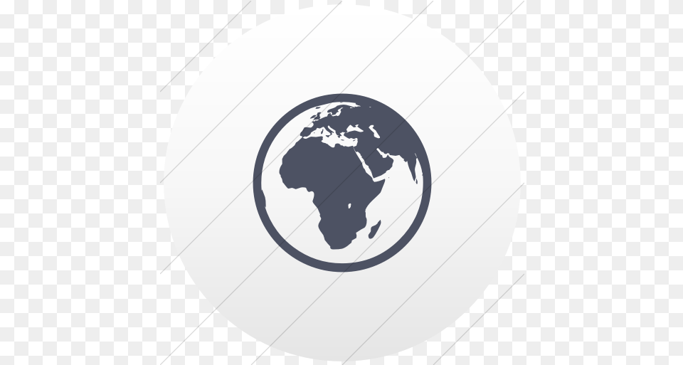 Iconsetc Flat Circle Blue Gray Map Of The World Cutout, Astronomy, Globe, Outer Space, Planet Free Png Download