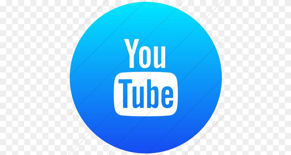 Iconsetc Flat Circle White Circle Youtube Icon Blue, Logo Png Image