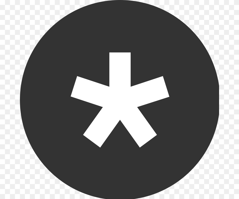 Iconsetc Flat Circle White Glide Apps Logo, Symbol, Cross Free Transparent Png