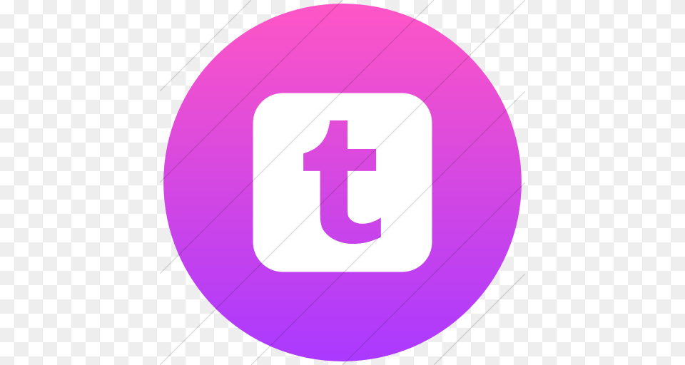 Iconsetc Flat Circle White On Ios Pink Gradient Social Media, Number, Symbol, Text Free Transparent Png