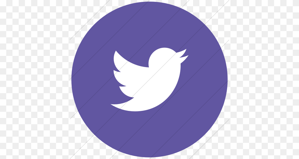 Iconsetc Flat Circle White On Purple Social Media Twitter Icon, Logo, Symbol Free Transparent Png