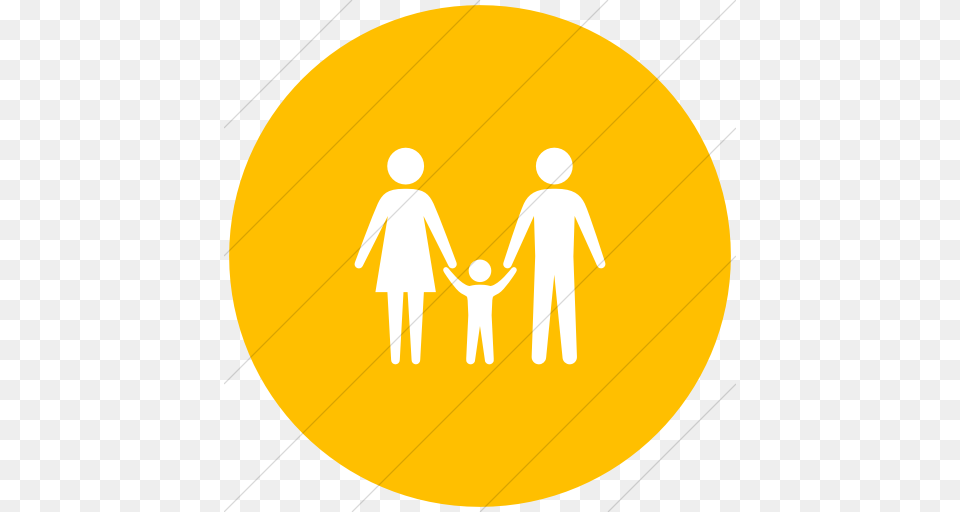 Iconsetc Flat Circle White On Yellow Ocha Humanitarians People, Body Part, Hand, Person, Holding Hands Free Transparent Png
