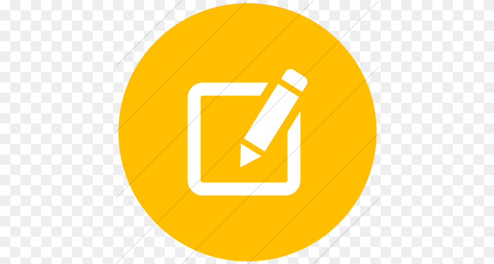 Iconsetc Flat Circle White Orange Edit Icon, Bottle, Text Free Transparent Png