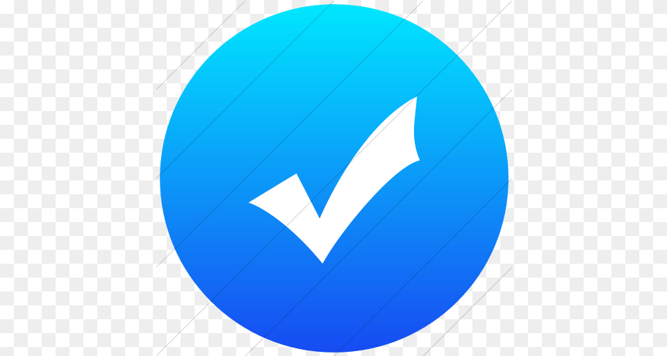 Iconsetc Flat Circle White White Check Mark In Blue Circle, Logo, Symbol Free Transparent Png