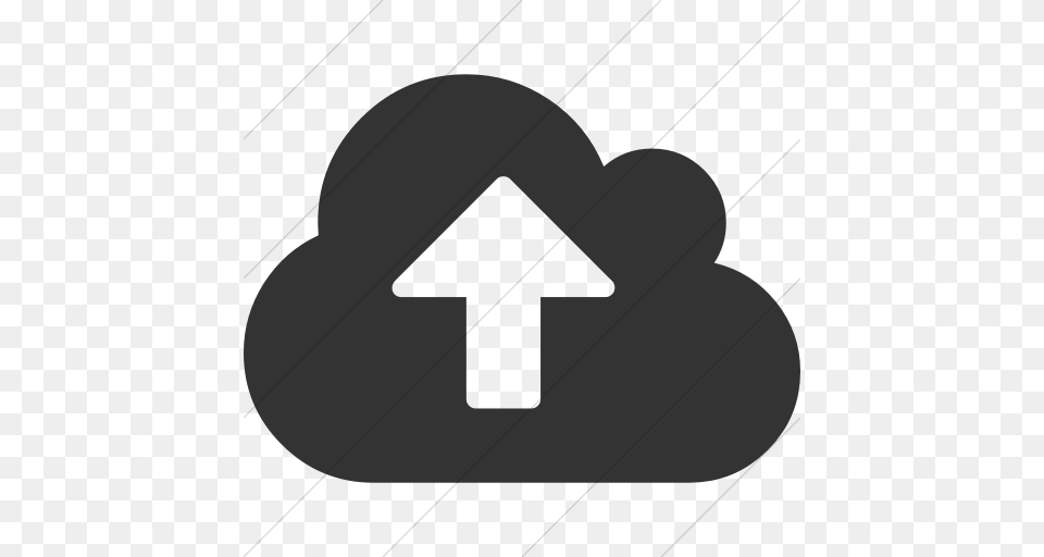 Iconsetc Simple Dark Gray Bootstrap Font Awesome Cloud Upload Icon, Symbol, Text Free Png