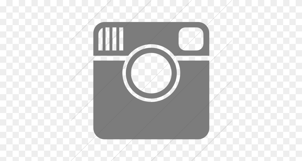 Iconsetc Simple Dark Gray Foundation Instagram Icon Dark Gray, Appliance, Device, Electrical Device, Washer Png Image