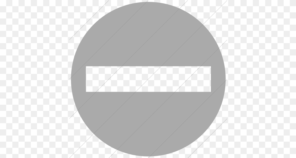 Iconsetc Simple Gray Aiga No Entry Icon Dot, Disk, Symbol Free Transparent Png