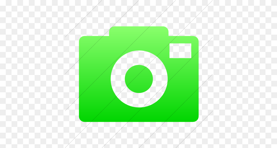 Iconsetc Simple Ios Neon Green Camera Neon Green Icon, Electronics, First Aid Png Image