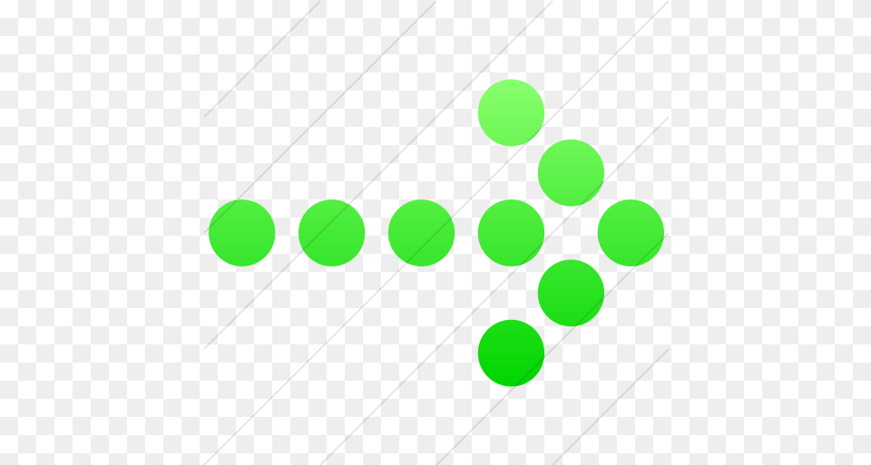 Iconsetc Simple Ios Neon Green Gradient Classic Arrows Dot, Sphere, Lighting Free Png Download