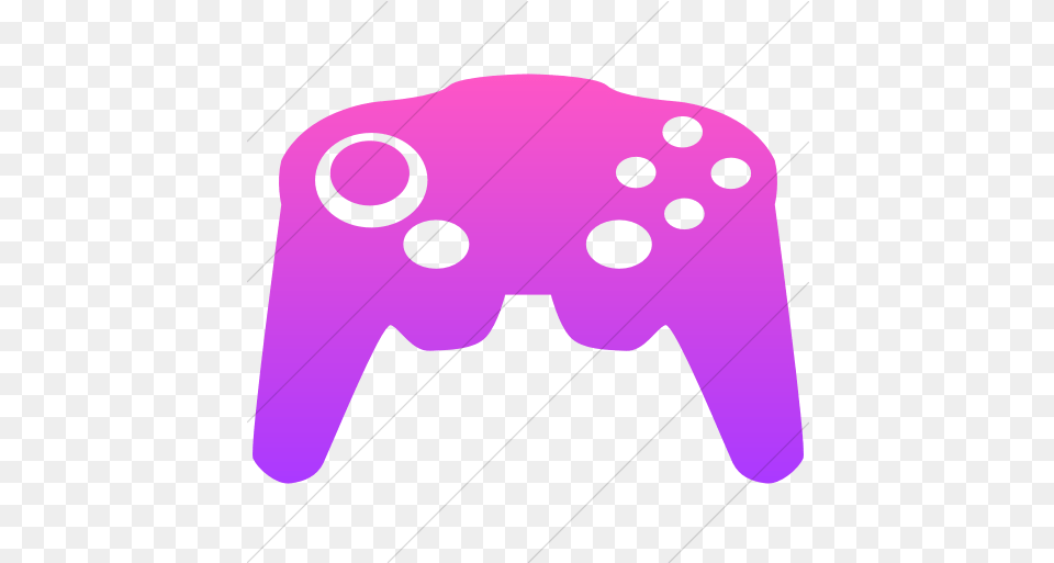 Iconsetc Simple Ios Pink Gradient Classica Video Game Game Controller, Electronics, Animal, Canine, Dog Png Image