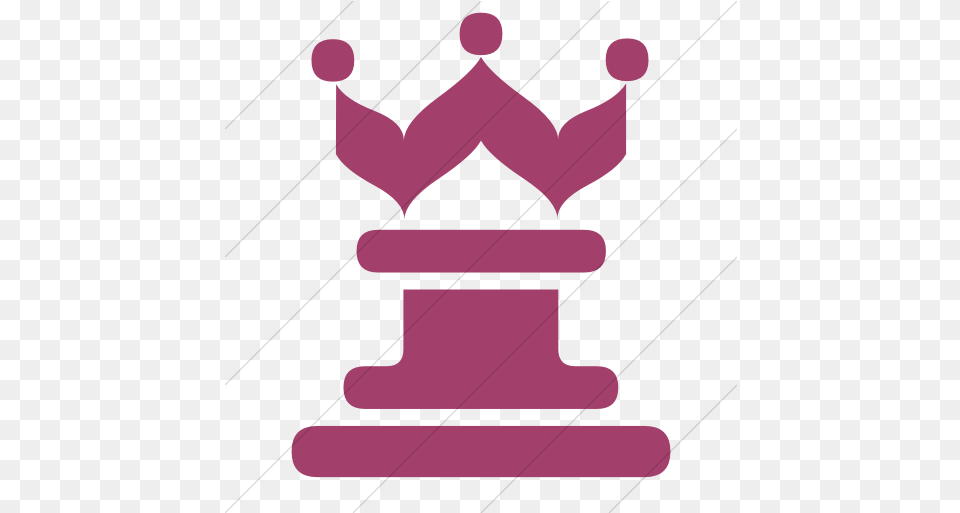 Iconsetc Simple Pink Classica Queen Chess Piece Icon Zugzwang Symbol, Accessories, Jewelry, Crown, Baby Png