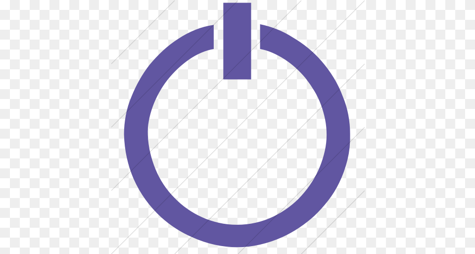 Iconsetc Simple Purple Classica Power Button 2 Icon Lotus Flower, Hoop, Astronomy, Moon, Nature Free Png