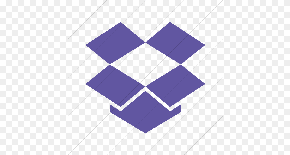 Iconsetc Simple Purple Foundation 3 Social Dropbox Icon Dropbox Samsung, Recycling Symbol, Symbol Free Transparent Png