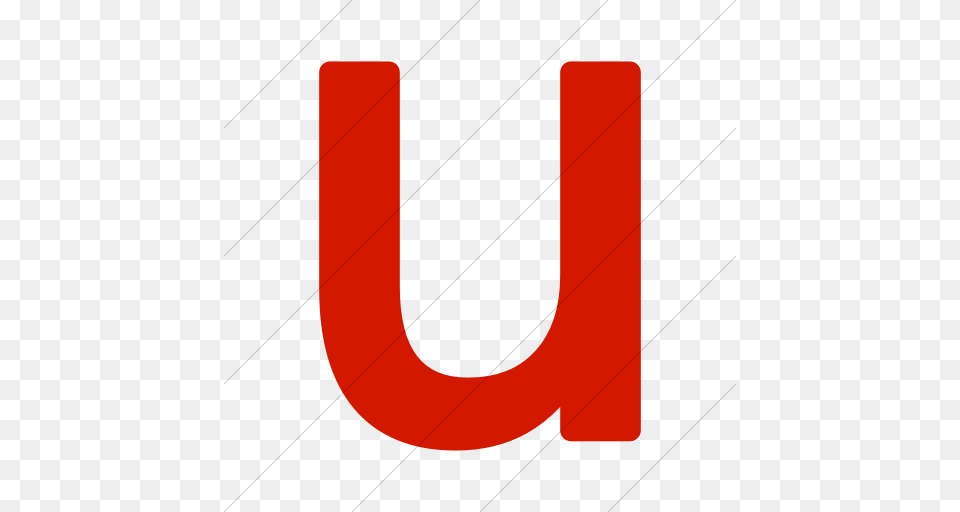Iconsetc Simple Red Alphanumerics Lowercase Letter U Icon, Logo, Text, Symbol Free Png Download