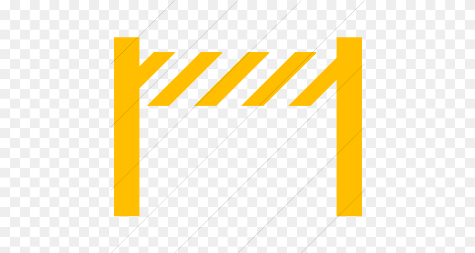 Iconsetc Simple Yellow Ocha Barrier Black And White, Fence, Barricade Png Image
