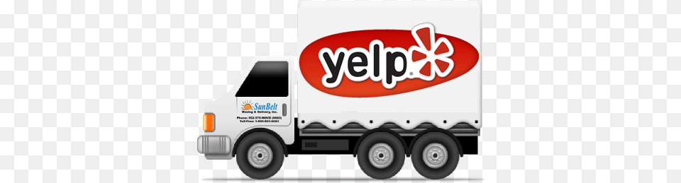 Icontruck Wht Yelp Review Us On Yelp Logo, Moving Van, Transportation, Van, Vehicle Png
