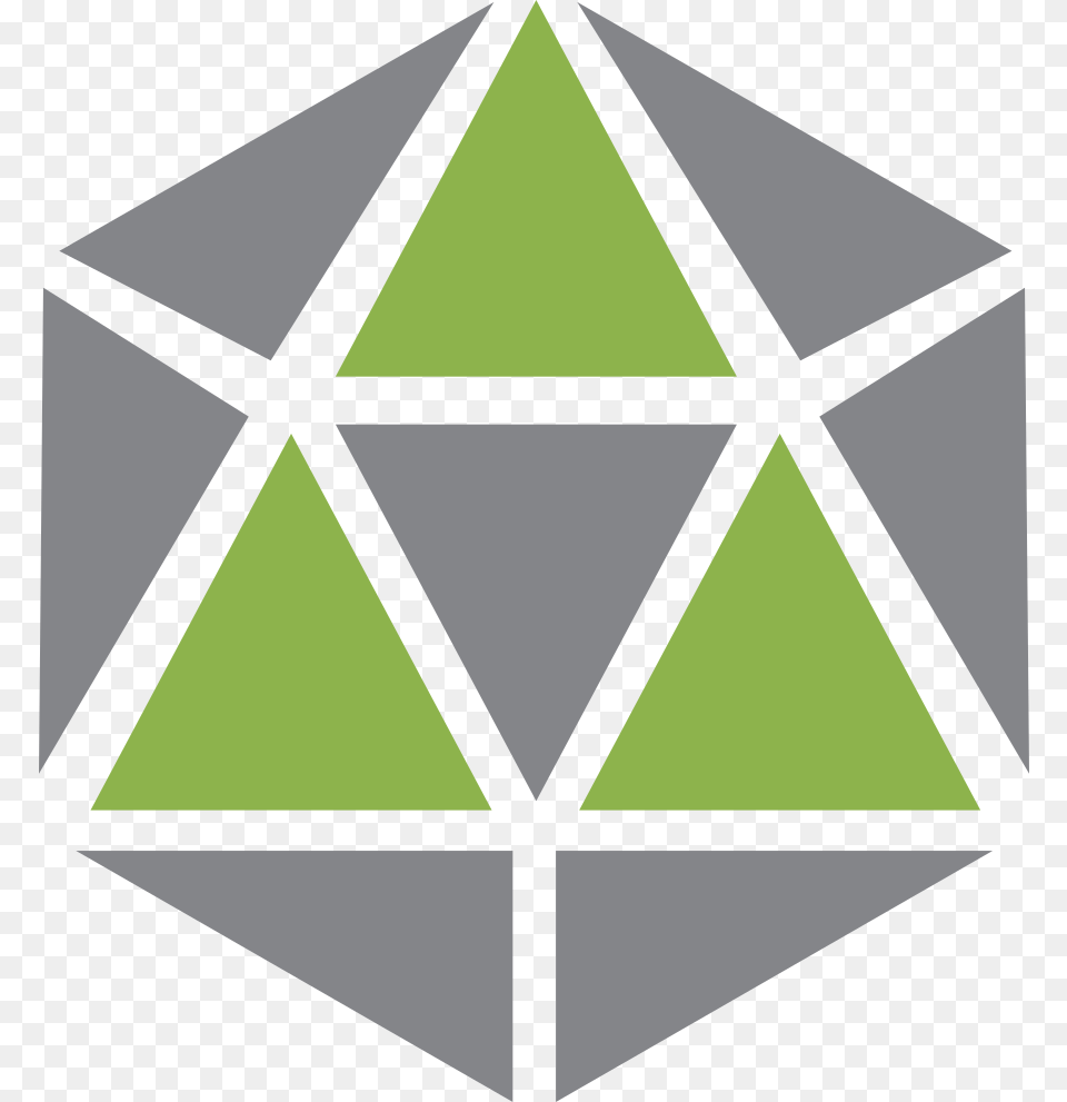 Icosahedron Icon, Triangle Png Image