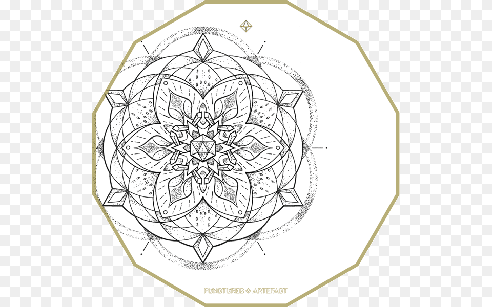 Icosahedron Mandala, Art, Pattern, Floral Design, Graphics Free Png Download