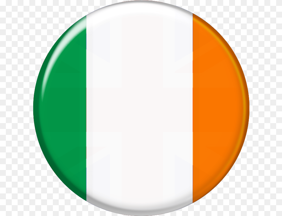 Icreate Project Ireland Flag Circle No Background, Sphere, Logo, Disk Free Transparent Png