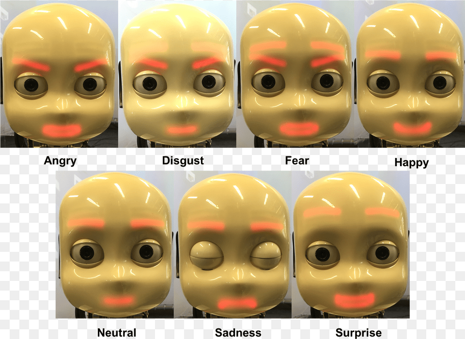 Icub Emotions 2mo Icub Emotion, Helmet, Baby, Person, Head Free Png