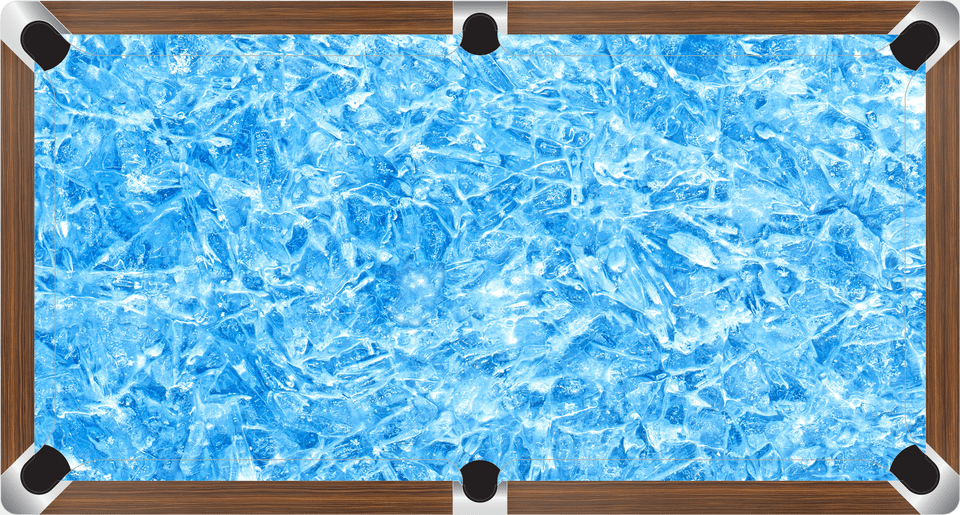 Icy 2 Frozen Custom Made Printed Pool Snooker Billiard Blue Ice Texture Background Free Transparent Png