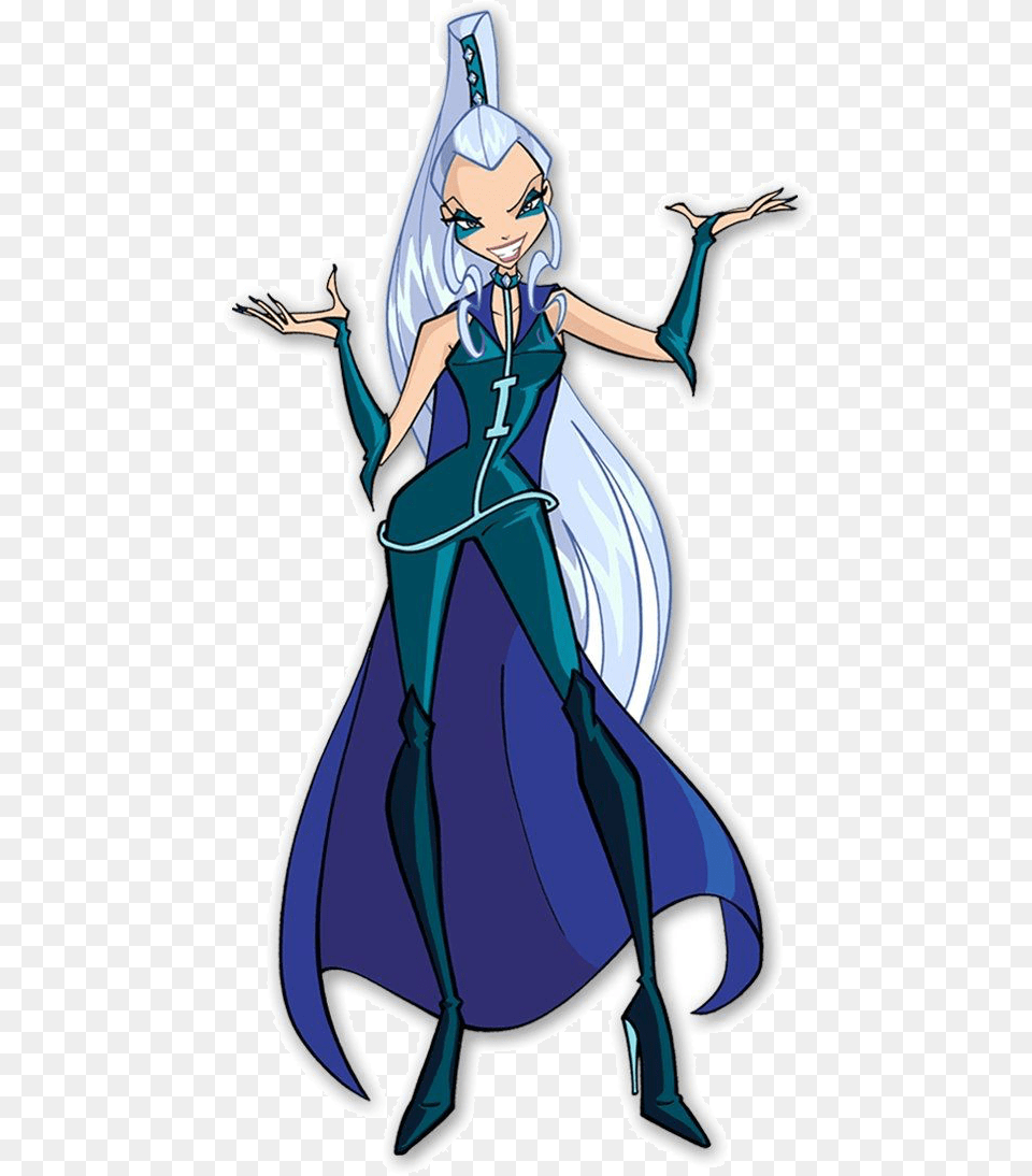 Icy Original Icy Winx Club Costume, Adult, Publication, Person, Female Free Png
