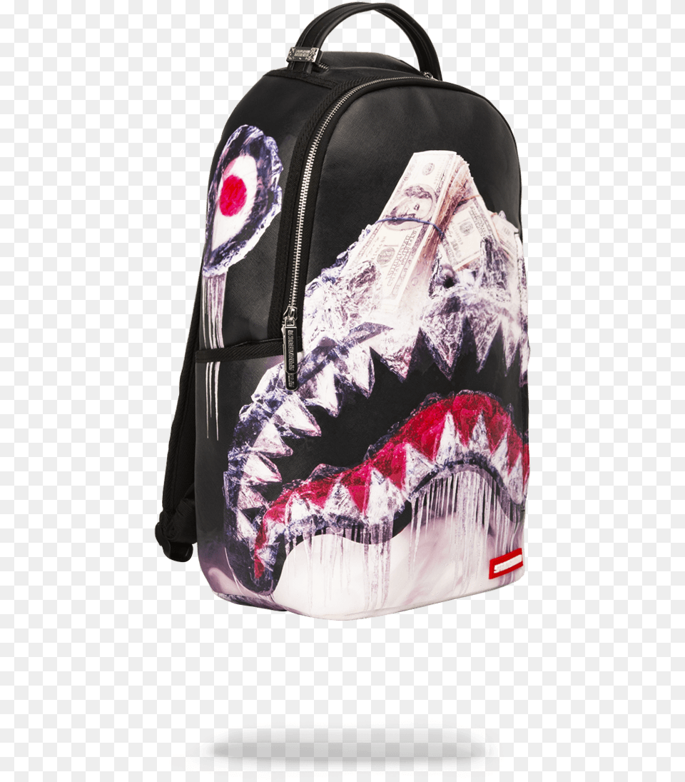 Icy Sprayground Shark, Accessories, Bag, Handbag, Backpack Free Transparent Png