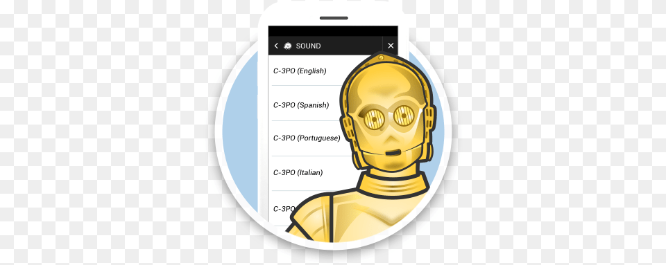 Icymi Waze Lets You Use C 3pou0027s Voice From Star Wars, Photography, Disk, Electronics, Face Png Image