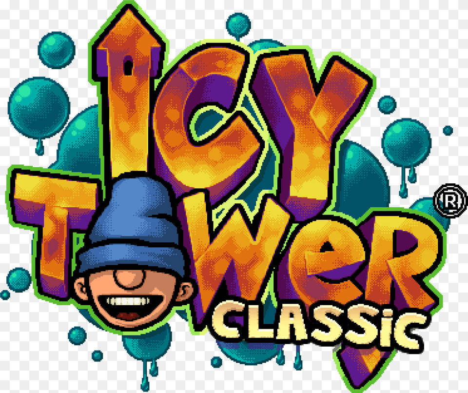 Icytower Cz Ice Tower Game Clipart Icy Tower, Art, Graffiti, Graphics, Face Png Image