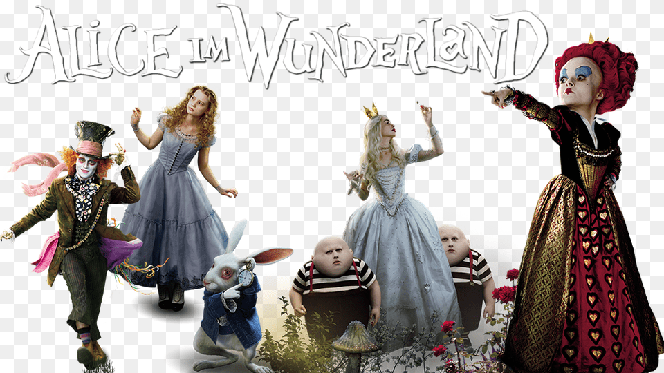 Id Alice In Wonderland 2010, Adult, Wedding, Person, Figurine Png Image