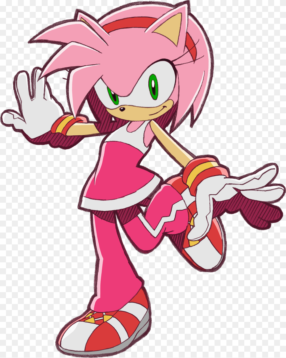Id Amy Rose Sonic Riders, Book, Comics, Publication, Baby Png