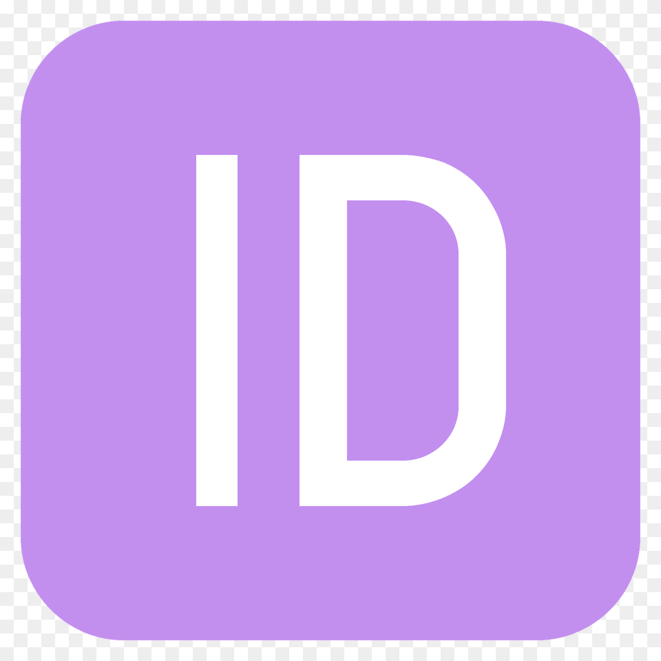 Id Button Emoji Clipart, Logo, Text Free Png