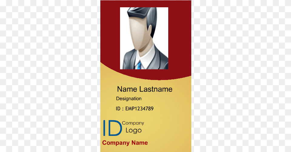 Id Card Amp Badges For Modern Technology Sector Identity Card Design Online, Poster, Advertisement, Person, People Free Png