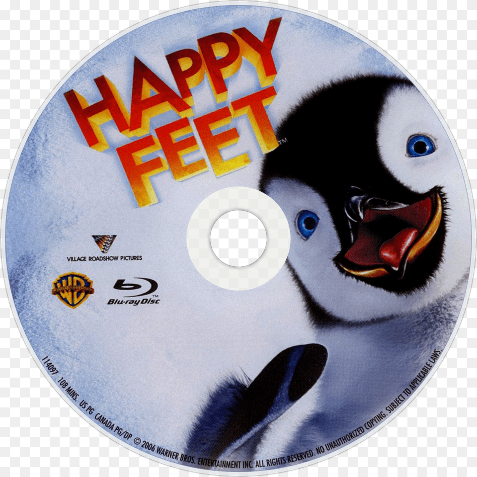 Id Happy Feet Disc, Disk, Dvd Free Transparent Png