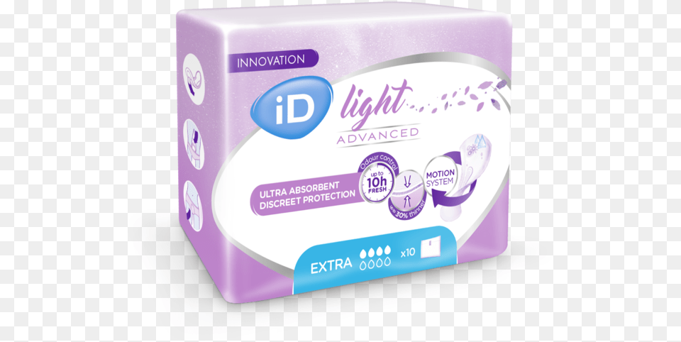 Id Light Extra 500ml Pk10 Sanitary Napkin, Soap, Disk, Diaper Png