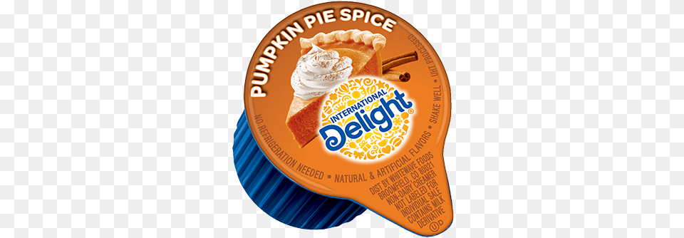 Id Pumpkin Pie Spice Single Serve Creamer International Delight Irish Creme Coffee Whitener, Birthday Cake, Cake, Cream, Dessert Free Transparent Png